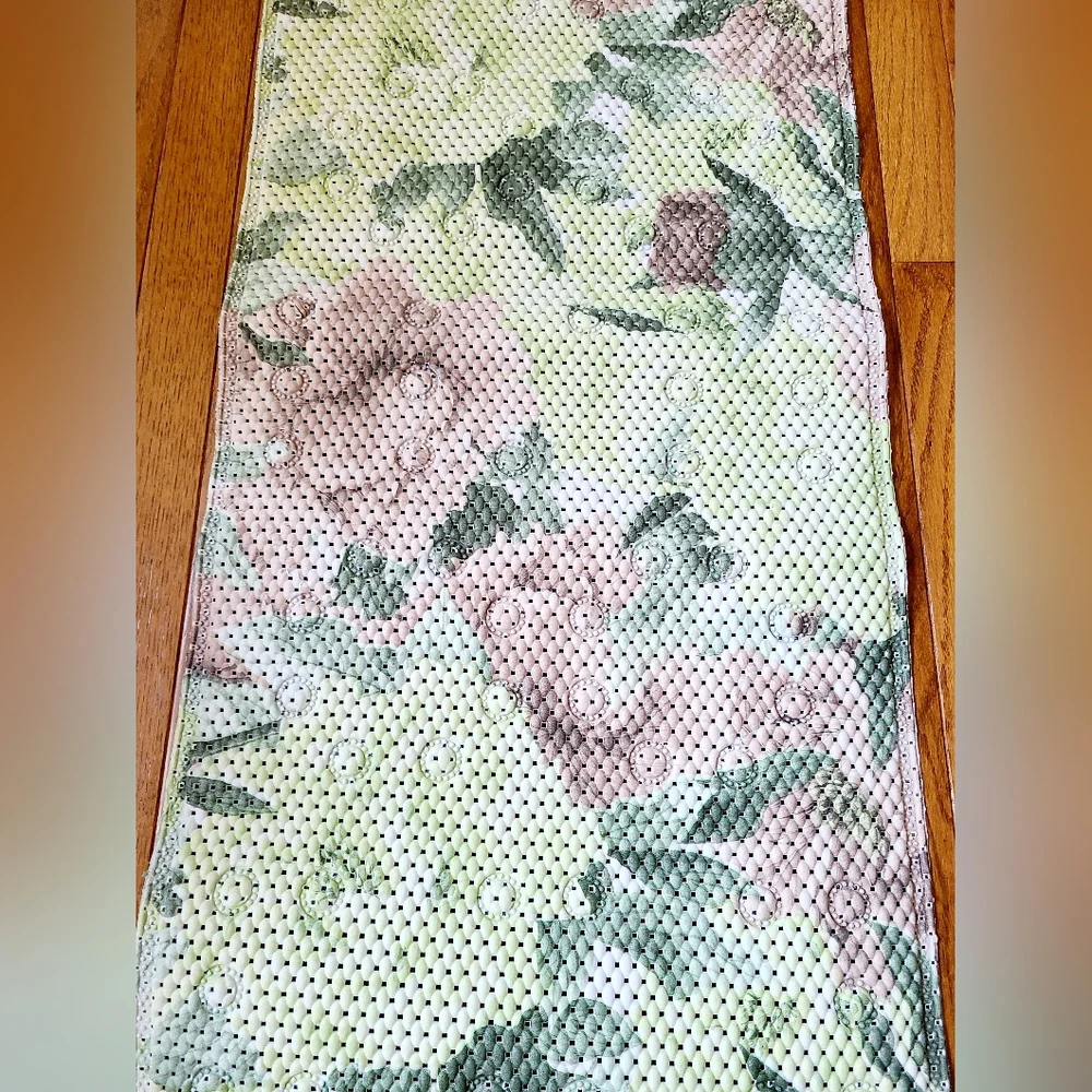 Floral Non-Slip Bath Mat